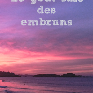 couverture le gout salé des embruns